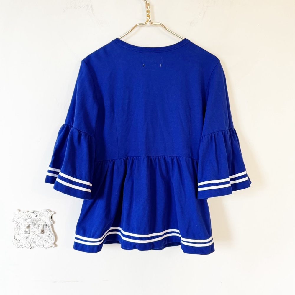 Muveil The Sailor Collection Nautical Bell Sleeve Swing Top 40 / M - L - Picture 6 of 9
